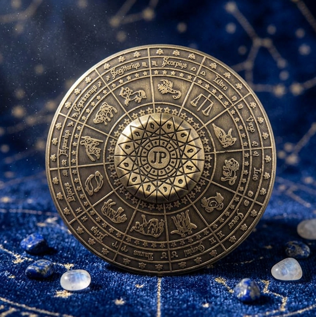 ZodiaK | Metal Compass Spinner & Desk Focus Toy