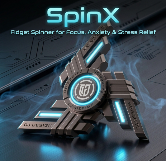SpinX | Fidget Spinner for Focus, Anxiety & Stress Relief