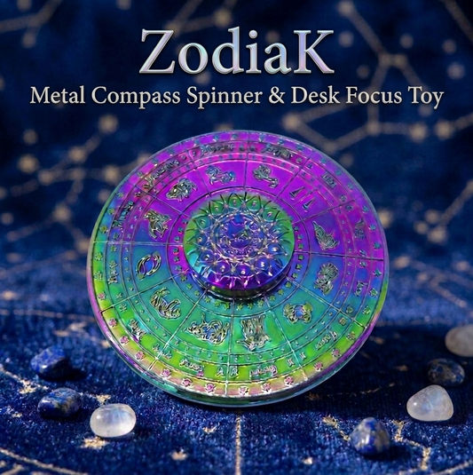 ZodiaK | Metal Compass Spinner & Desk Focus Toy